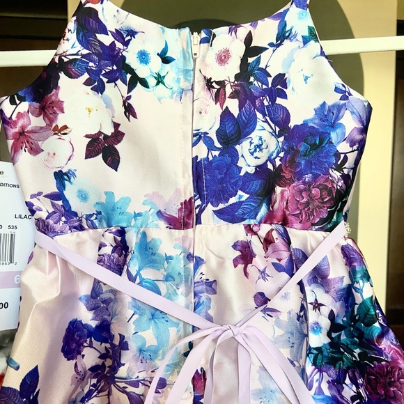 NWT Rare Editions hi-low dress special occasion wedding party size 6 girls - Picture 5 of 9